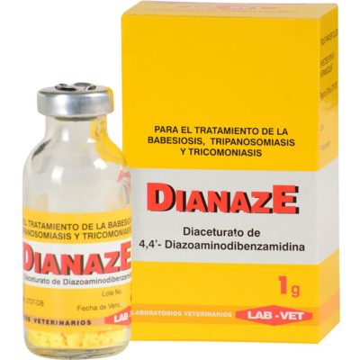 Dianaze inyectable antiparasitario para bovinos, equinos y caninos