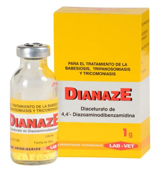 Dianaze inyectable antiparasitario para bovinos, equinos y caninos