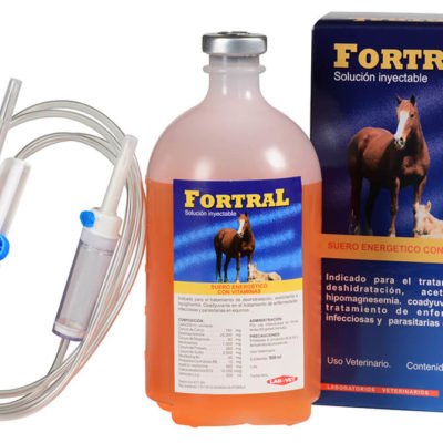 Fortal reconstituyente para bovinos, caprinos, ovinos, equinos, cerdos y caninos