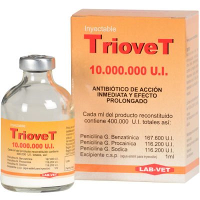 Triovet antibiótico penicilina